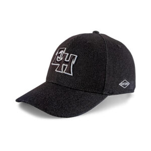Gorra EH - Euskal Herria vaquera negra (logo frontal negro)