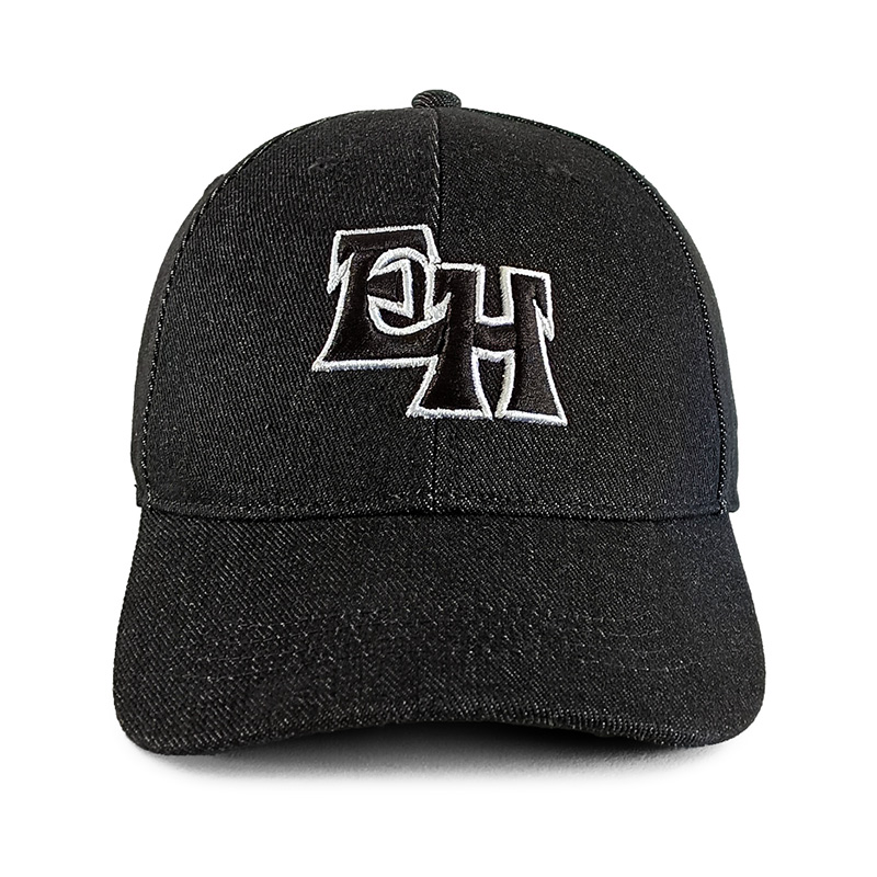 Gorra EH - Euskal Herria vaquera negra (logo frontal negro)