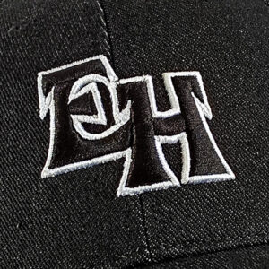 Gorra EH - Euskal Herria vaquera negra (logo frontal negro)