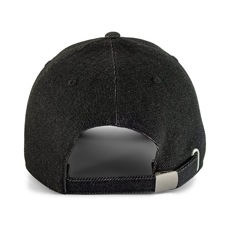 Gorra EH - Euskal Herria vaquera negra (logo frontal negro)
