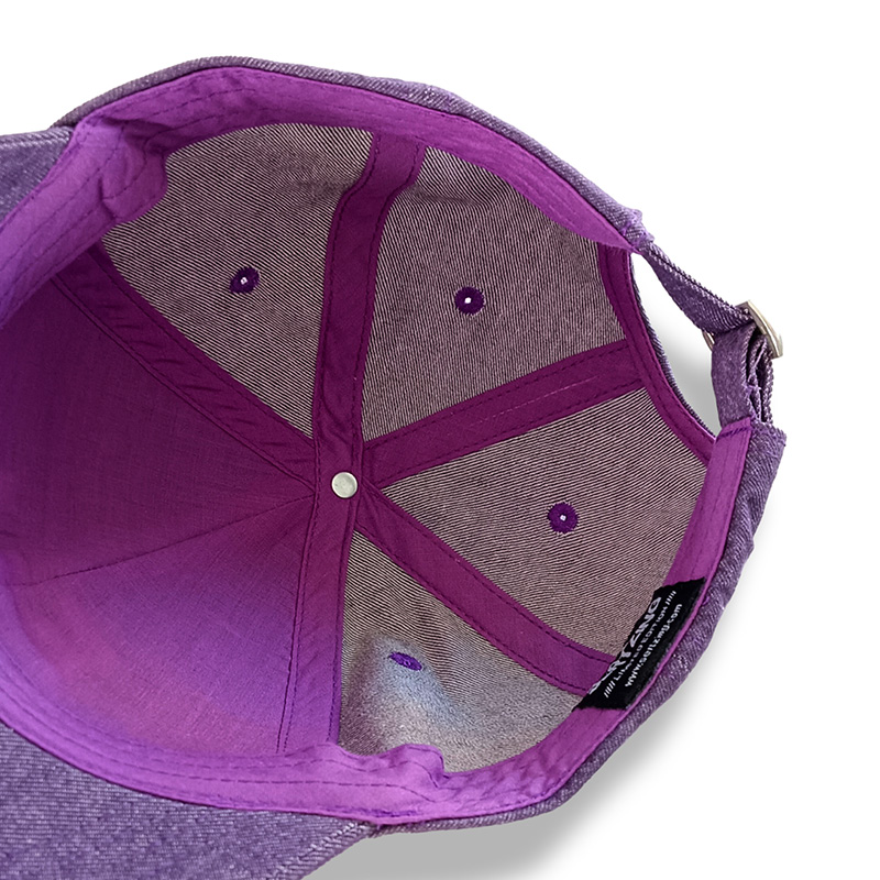 Gorra EH - Euskal Herria vaquera morada