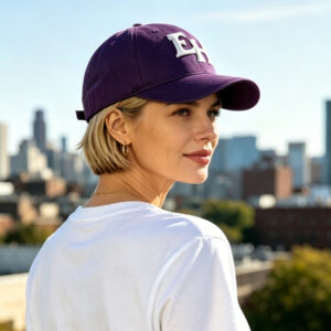 Gorra EH - Euskal Herria vaquera morada